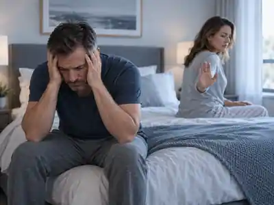زوج میانسال با فاصله عاطفی